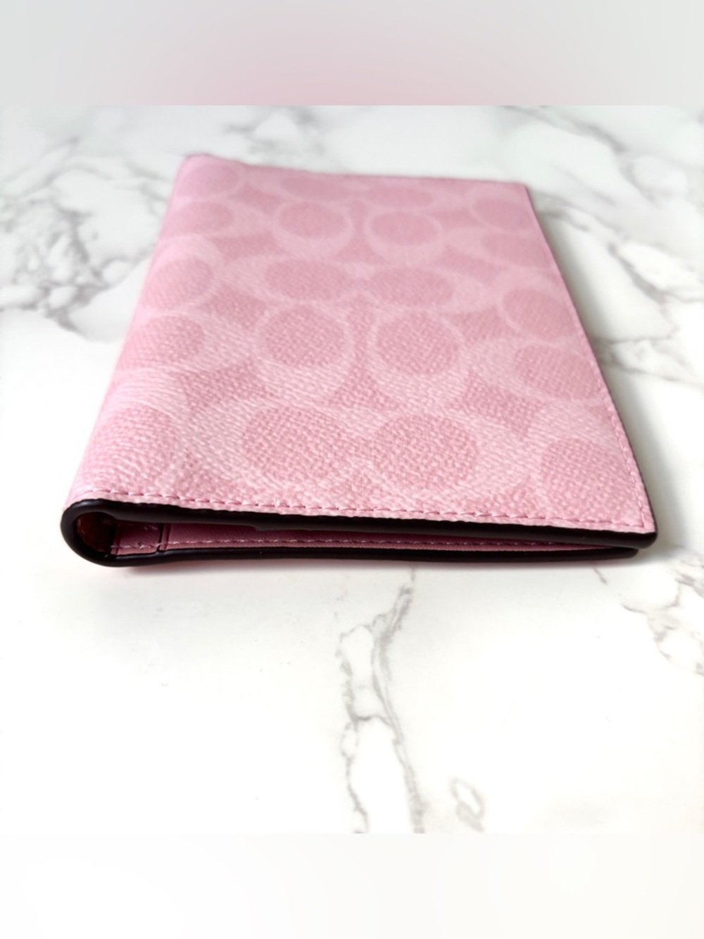 New Coach Powder Pink Passport Card Holder Wallet Limited Edition 2026 Release - Picture 6 of 10